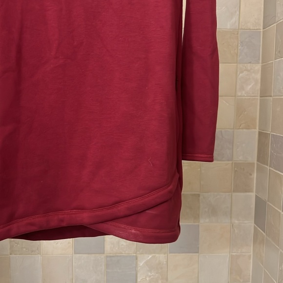 ATHLETA Cozy Karma Asym Sweatshirt Dress - Picture 6 of 11